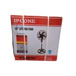 IPCONE 18 Inch Floor Standing Cooling Fan With 5 Steel Blades -3 Speed, Powerful motor