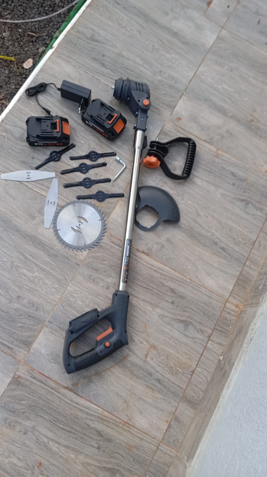 kzbur cordless brushcutter 21v