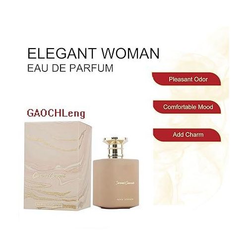Taskeen Paris Caramel Cascade Perfume, Eau De Parfum for Women, Long Lasting Scent Salted Caramel Perfume for Women