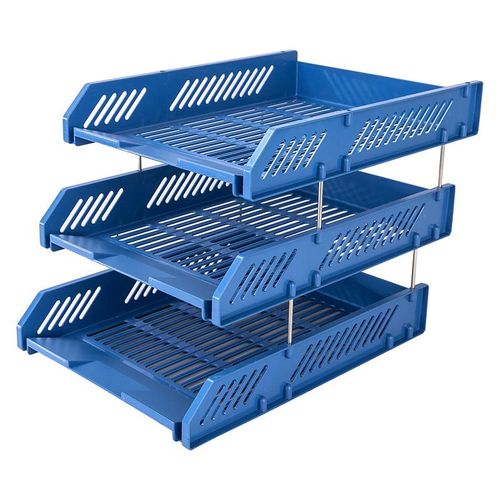 Best price for Stackable 3 Tier Office Filling Trays A4 Document Desk ...