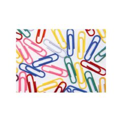100pcs Metallic Paper Clip Multicolored Holders
