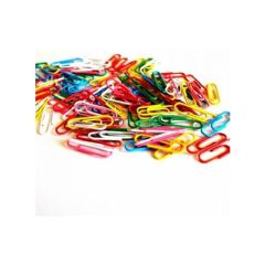 100pcs Metallic Paper Clip Multicolored Holders