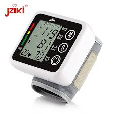 Jziki Digital Wrist Blood Pressure Monitor Cuff Check Machine Portable Clinical Automatic