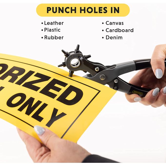 leather punch tools Hole Puncher Round Holes Professional Leather Hole Punch Tool For Belts Watch Shoe Bag Strap
