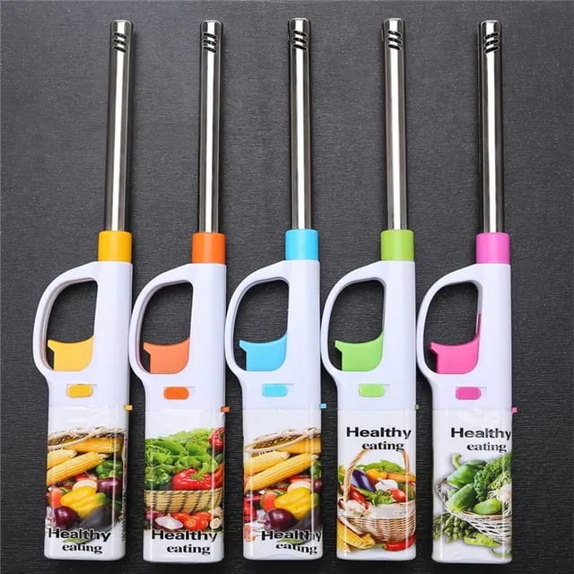 Portable Refillable Butane Flame Gas Lighter Gun Kitchen Stove Igniter And Outdoors