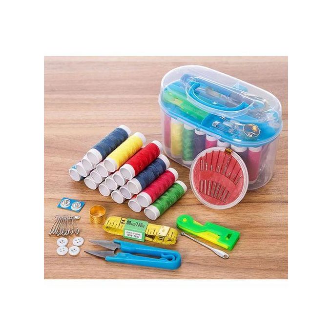 CBC 49pcs Sewing Accessories Portable Sewing Box Needle Thread Stitching Embroidery Craft Sewing Tools Supplies Set Kit