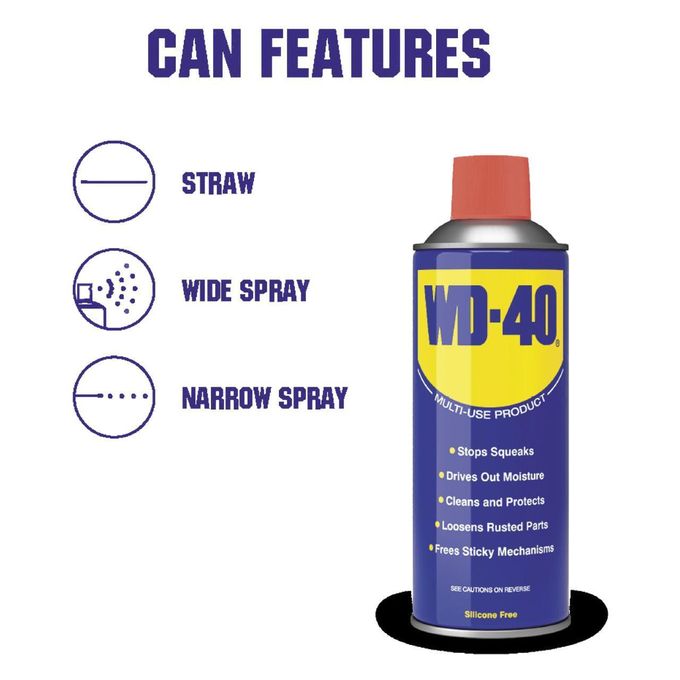 WD 40 Anti Rust Cleaner Aerosol Lubricant Spray Multipurpose