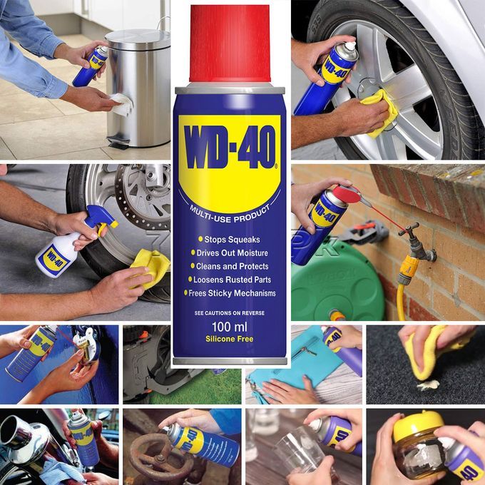 WD 40 Anti Rust Cleaner Aerosol Lubricant Spray Multipurpose