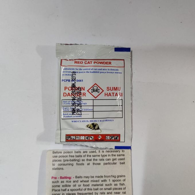 Red cat powder Rat and Mice Killer