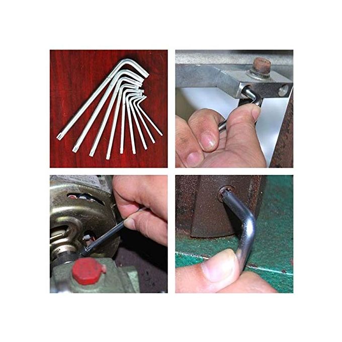 Torx Allen Key Wrench Set With Hole T10-T50 9PCs