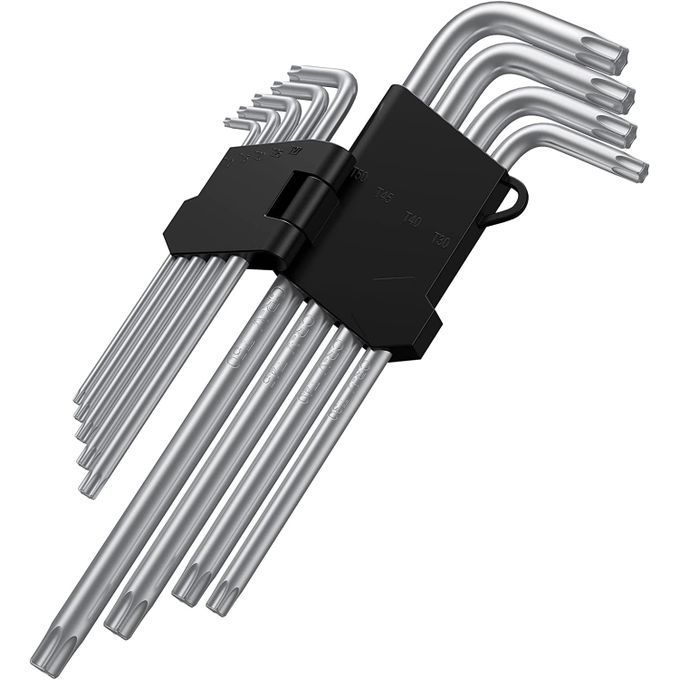 Torx Allen Key Wrench Set With Hole T10-T50 9PCs