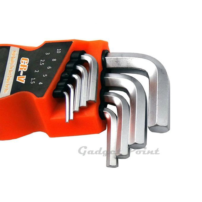 Hex Ball Allen Key Wrench Set T10-T50 9PCs