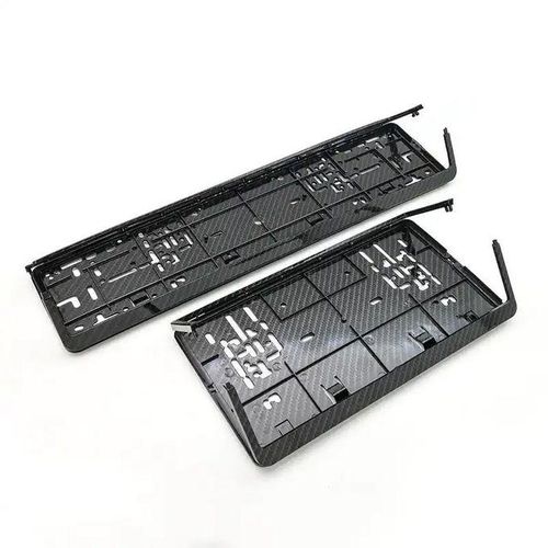 CARBON FIBER New Generation Number License Plates Holders SET NTSA