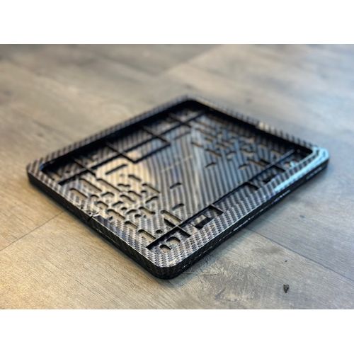 CARBON FIBER New Generation Number License Plates Holders SET NTSA
