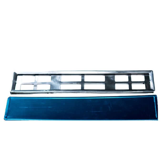 Metallic New Generation Number Plate  License Holder Frames - SET