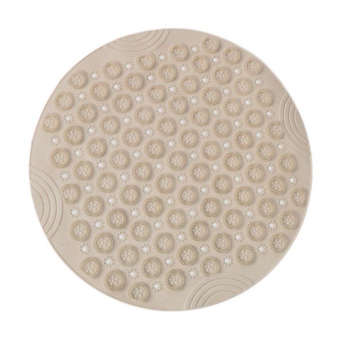Round Anti-Slip Shower Bath Mats Bathroom Mat- Perforated Bathroom Fixtures
