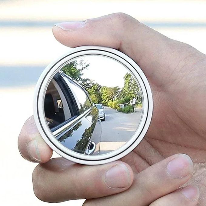 2 pcs Blind Spot Mirrors, Round HD Glass Convex 360° Wide Angle Side Rear View Mirror