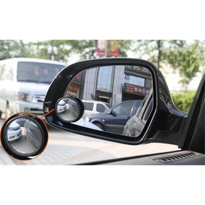 2 pcs Blind Spot Mirrors, Round HD Glass Convex 360° Wide Angle Side Rear View Mirror