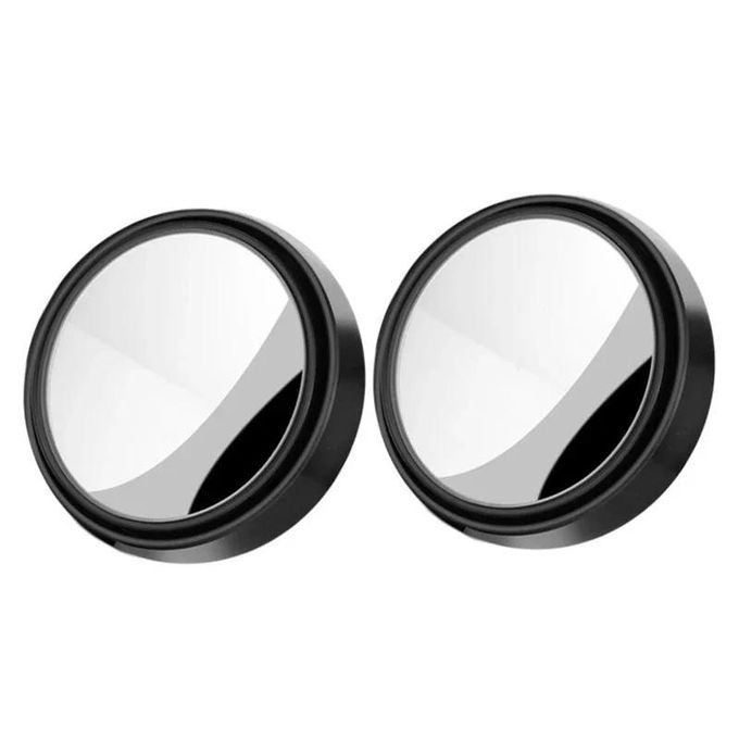 2 pcs Blind Spot Mirrors, Round HD Glass Convex 360° Wide Angle Side Rear View Mirror