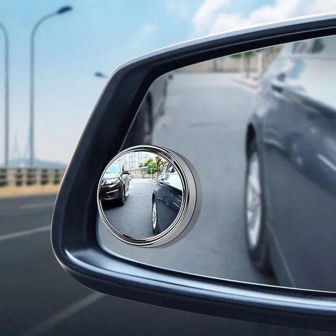 2 pcs Blind Spot Mirrors, Round HD Glass Convex 360° Wide Angle Side Rear View Mirror