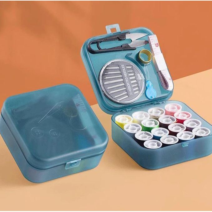 Portable 72-Piece Sewing Kit with Case – Travel, Home & School CBC Hand Sewing Supplies