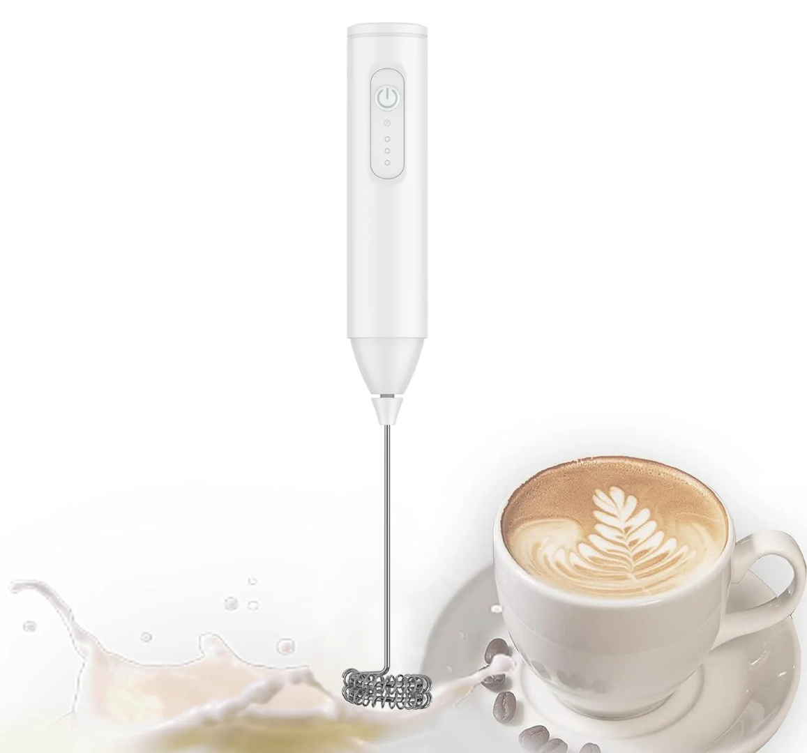 Cappuccino Maker Mini Milk Frother Usb Rechargeable 3 Foam Maker