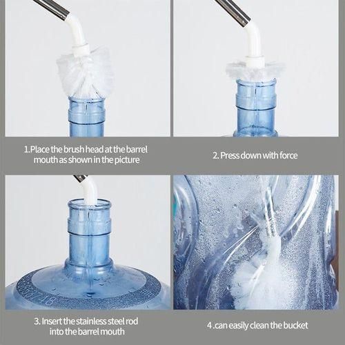 Bent Gallon Bottle Cleaning Brush