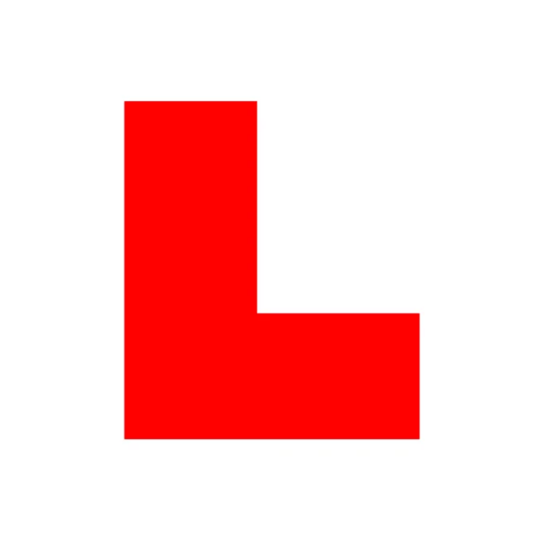 L Plate Label Vehicle Car Learner Stickers