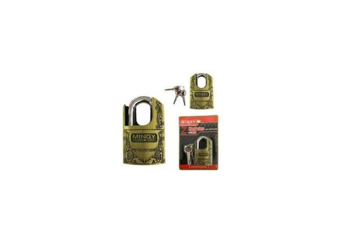 Mindy Top Anti-Burglar Theft Zinc Alloy High Security Padlock With 3 Keys