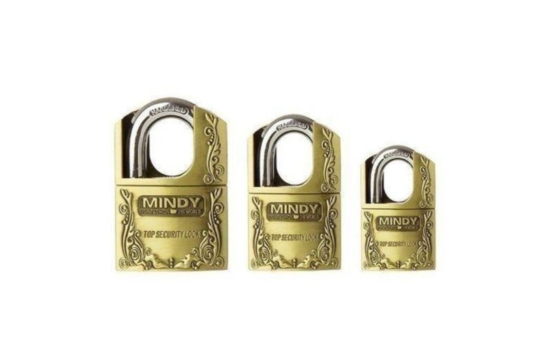 Mindy Top Anti-Burglar Theft Zinc Alloy High Security Padlock With 3 Keys