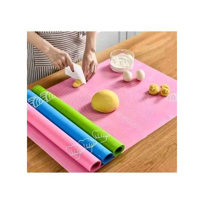 Silicon kneading chapati mats non stick pastry mat with measurement markings