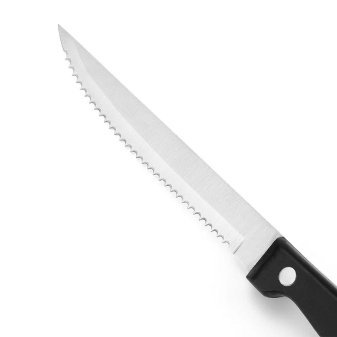 6pcs Stainless Steel Serrated Steak Knife for cutting Fruits, Butter spread ,Meat