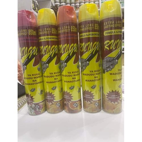 Flavoured Rungu Insects Spray insecticide  mosquitoes, cockroaches, bedbugs, and flying/crawling insects.