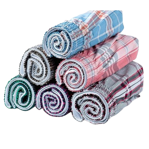 6 In 1 Cotton Boxer Shorts For Men (100% Cotton-Checked). Sizes: M, L, XL, XXL