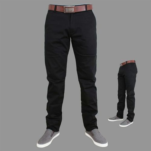 Khaki Trousers For Men-Slim Fit. Soft Khaki. Stretchy & Comfortable. Sizes: 30-40.