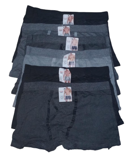 3 Pcs Men’s Cotton Boxers -100% Cotton (Random Colors). Cotton Boxers for men. Men's Underwear.