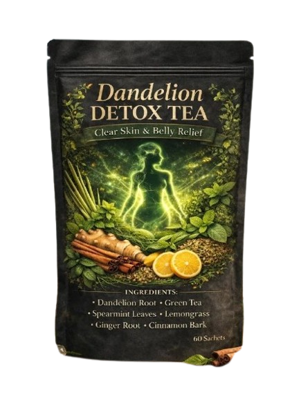 Dandelion Detox Tea – Natural Digestive Support, Kills Intestinal Parasites, Natural Detox, Bloating Relief & Skin Wellness