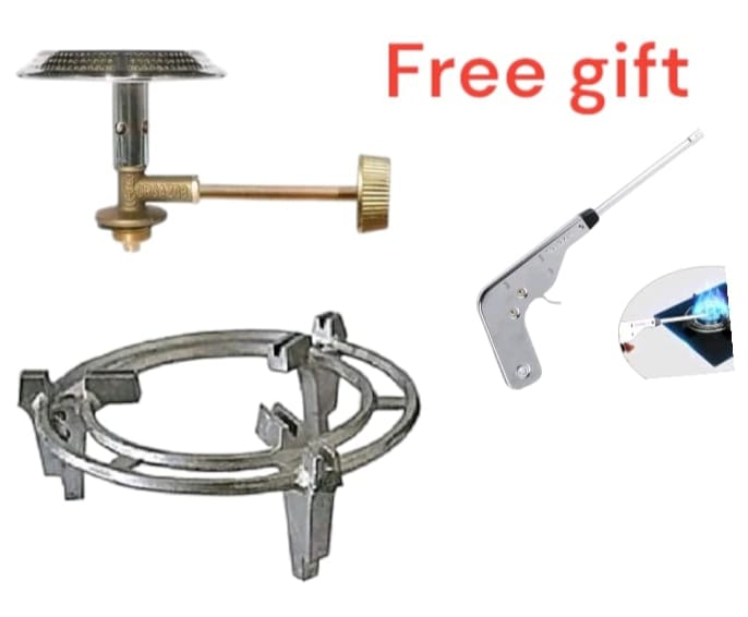 High Quality 6 KG Gas Cylinder Burner + Grill Portable and a GAS LIGHTER Original Electric Igniter Spark