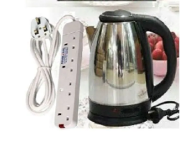 AILYONS 1.8L Energy Efficient Electric Water Kettle Heater Jug + free 4way extension