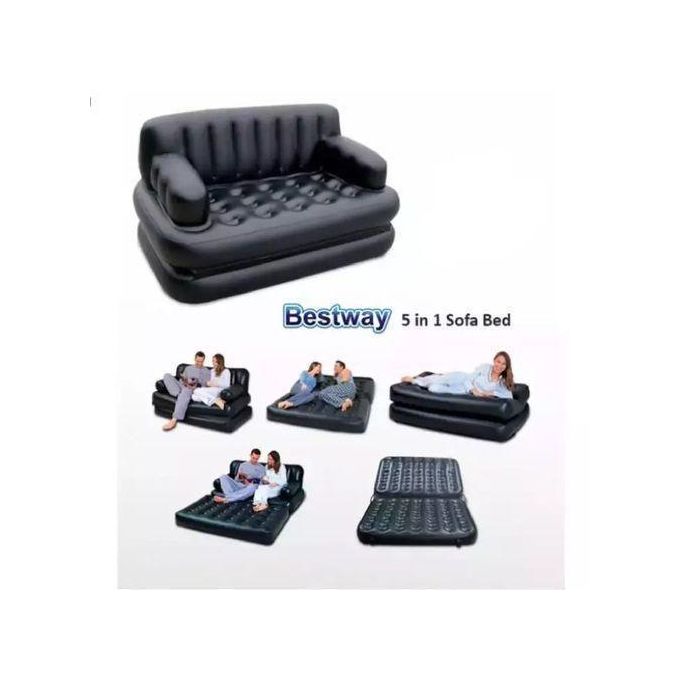Best way 5in1 Inflatable Multifunction sofa-bed with Manual Pump