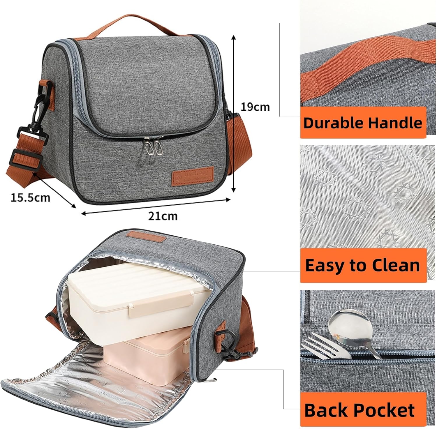 Oxford Thermal Insulated  Lunch Bag