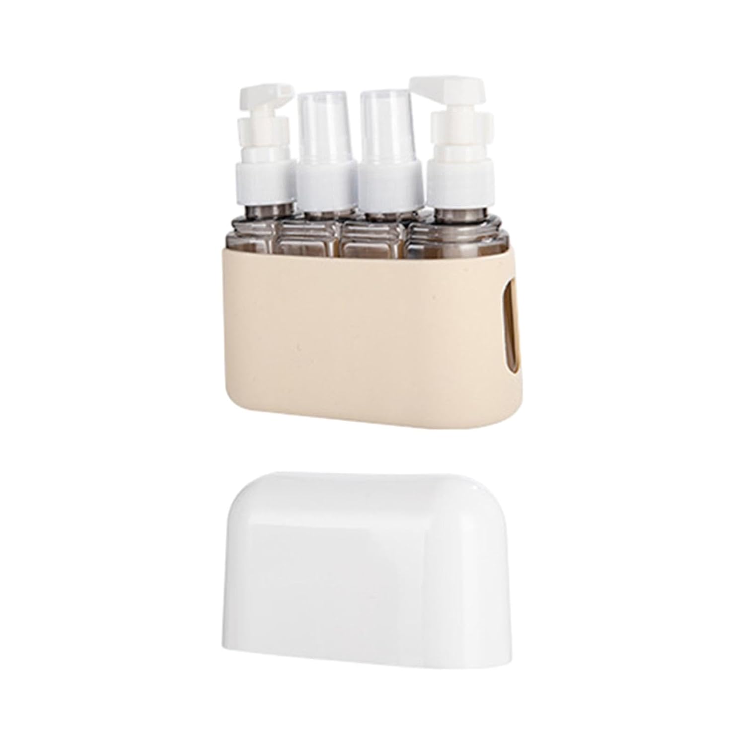 4 in1 50ml Travel Bottle set With Labels and Storage Box for Shampoo/Spray/ Lotion/ Sunscreen