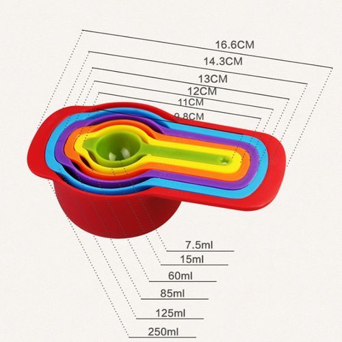 Scarlet 7Speed Hand Mixer + FREE Measuring Cups & 12 Holes Cupcake Baking Tin