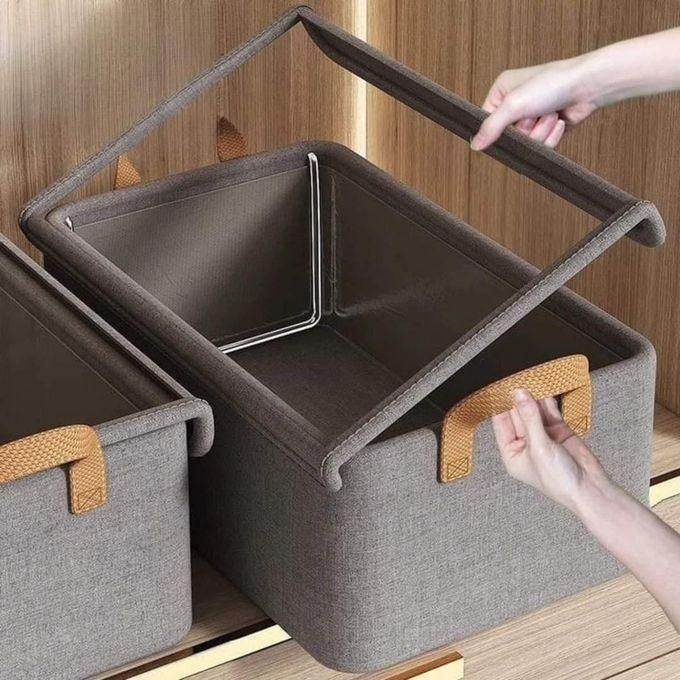2PCs Closet Storage Organizers with Clear Covers
