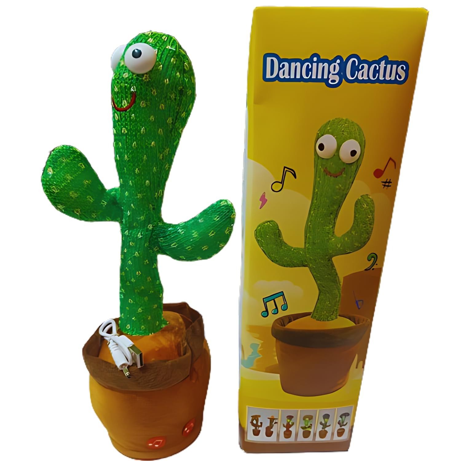 Dancing Cactus Baby Talking and Mimicking Toy