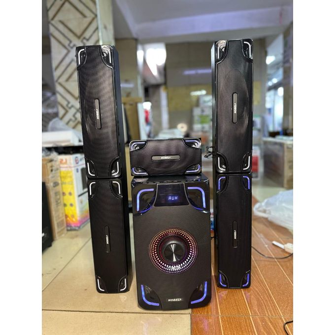 NOBEL NB-2080  Home Theatre Sound System with Sleek Tall Boy Speakers 55000W
