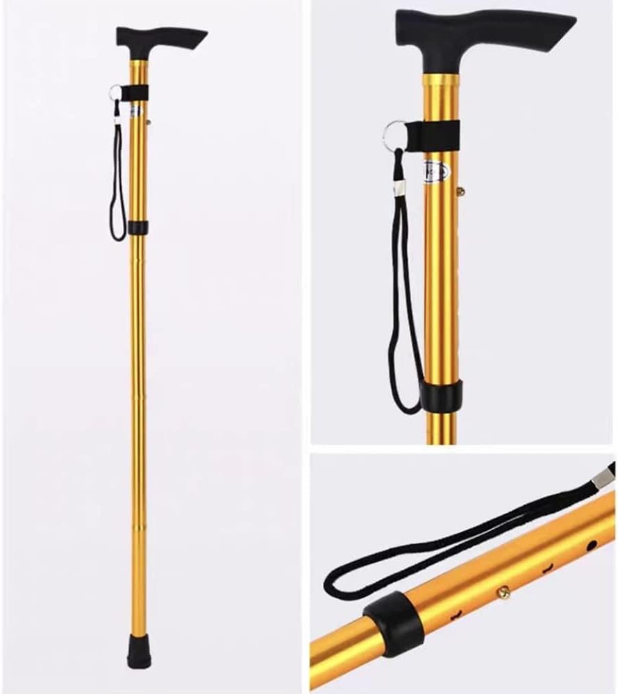 Foldable Walking Stick – Adjustable 83–95cm Lightweight Trekking & Elderly Cane