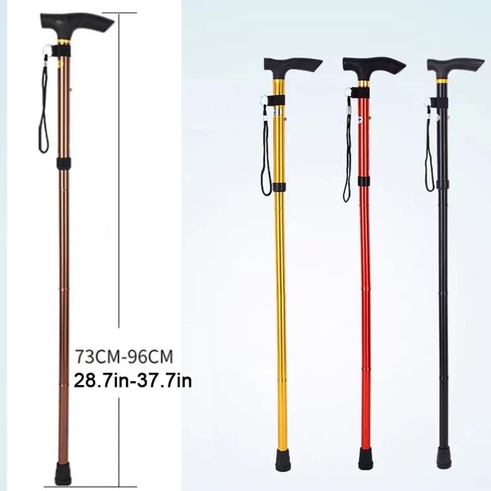 Foldable Walking Stick – Adjustable 83–95cm Lightweight Trekking & Elderly Cane