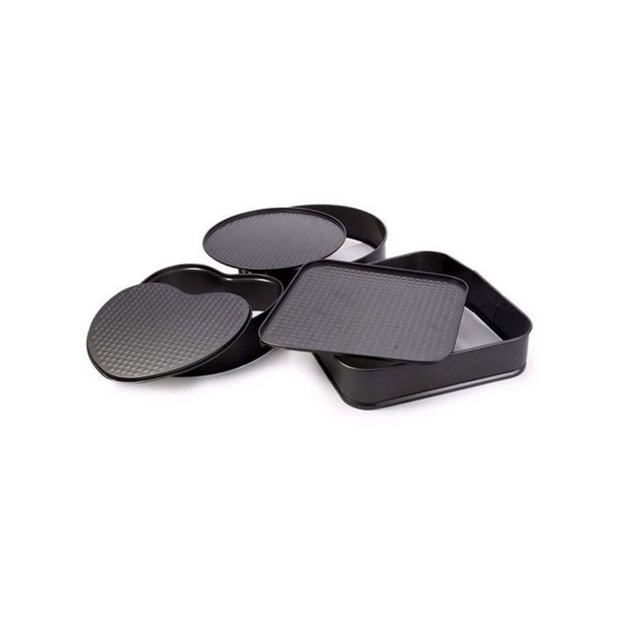 3 Mixed Shapes  Quick Release Baking Tins