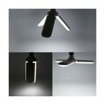 Foldable Fan Bulb LED Light Bulb Warm White 40W Bright